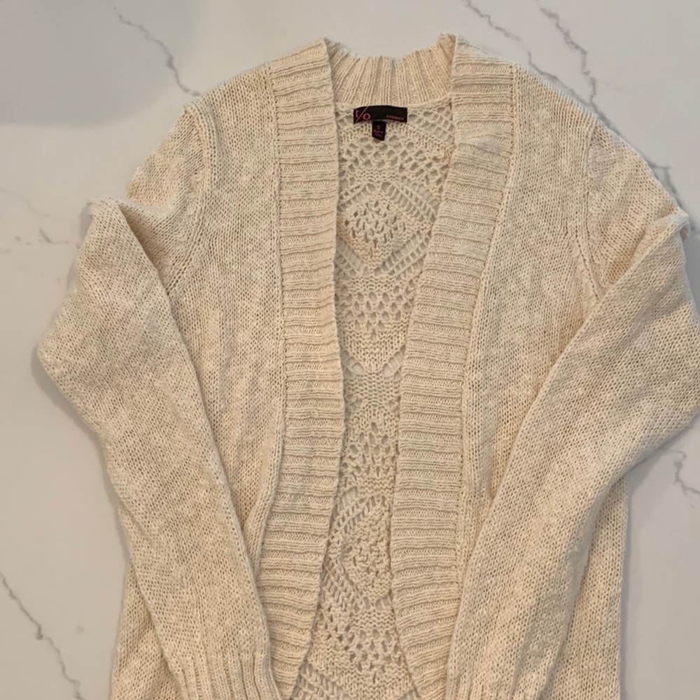 Cream Colored Cardigan